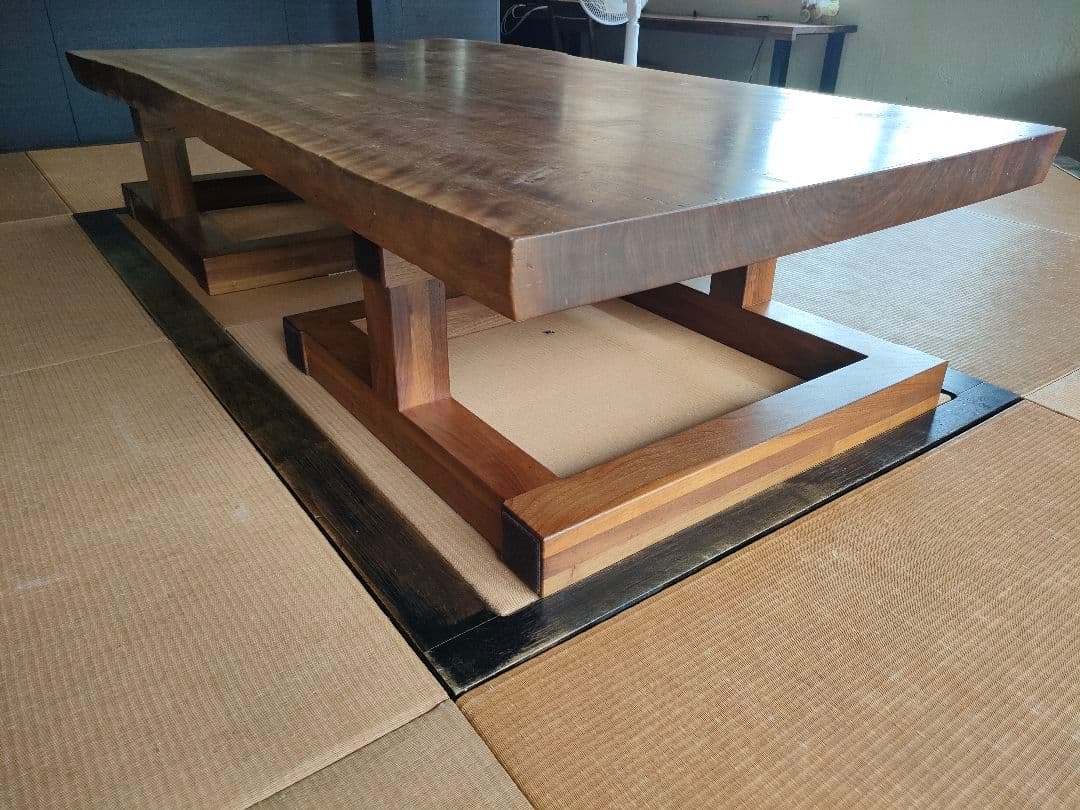 一枚板 ウォールナット ダイニングテーブル 天然木 テーブル