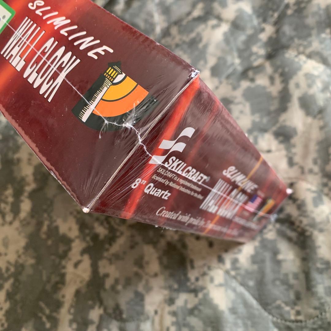 SKILCRAFT WALL CLOCK 新品　米軍放出　1点のみ