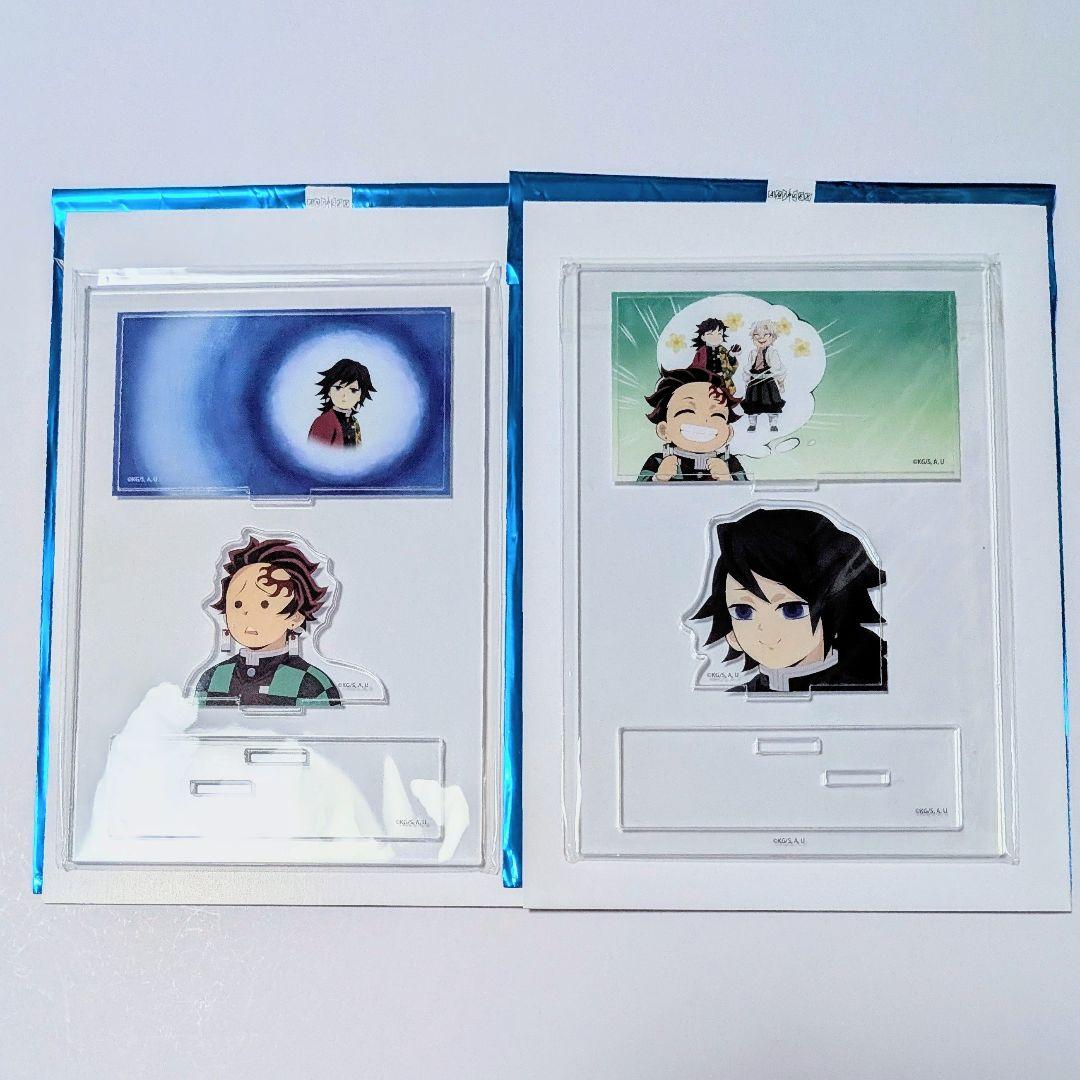 鬼滅の刃 柱カフェ ランダムミニジオラマアクリルスタンド 義勇 実弥