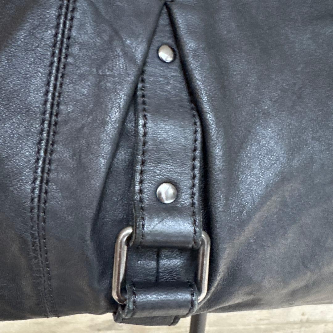 DIESEL ディーゼル　ハンドバック 　ショルダーバック　レザー　黒