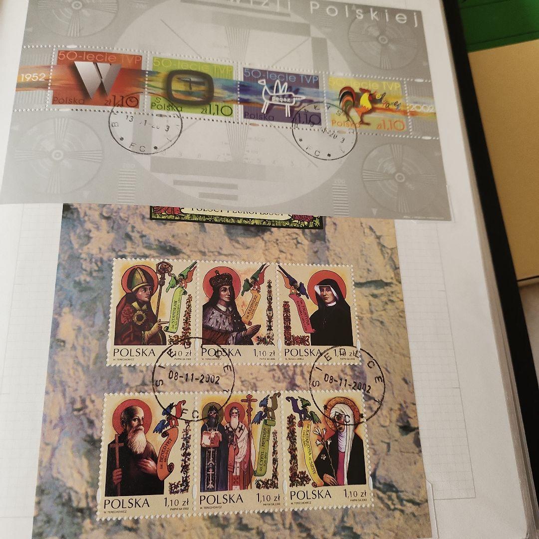 ポーランド 使用済み切手5冊