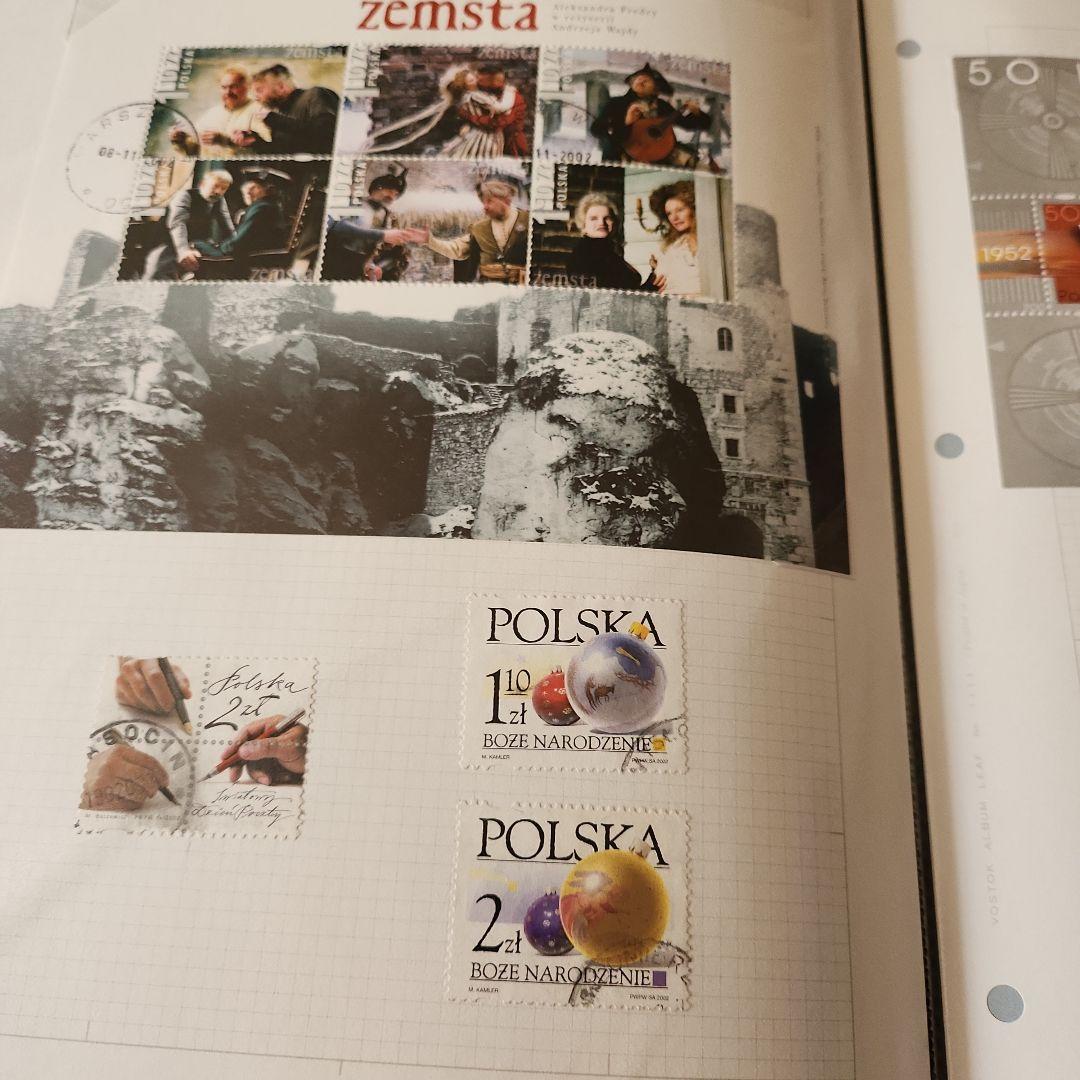 ポーランド 使用済み切手5冊