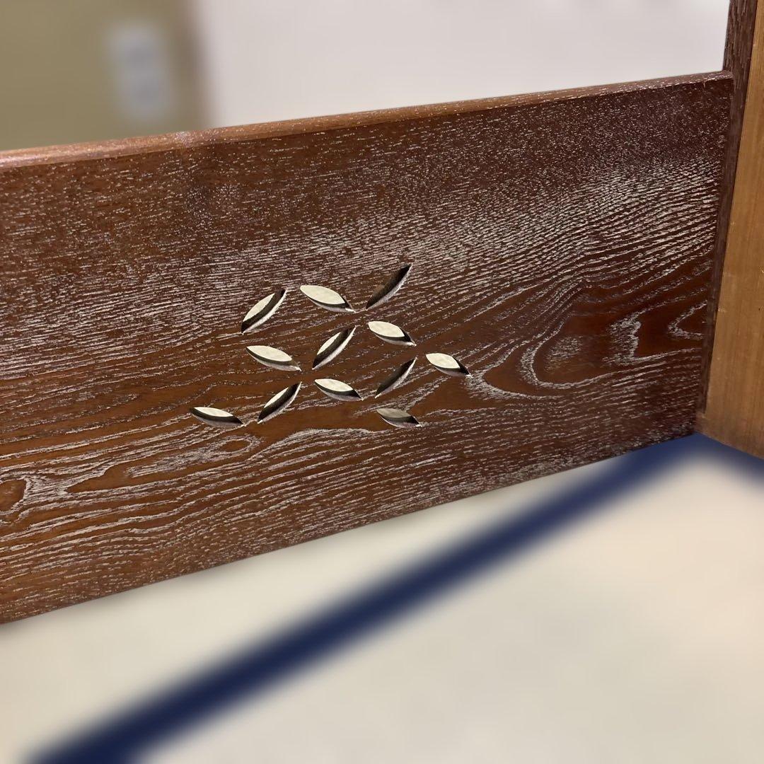 茶道具】桑七宝板風炉先（紙箱）