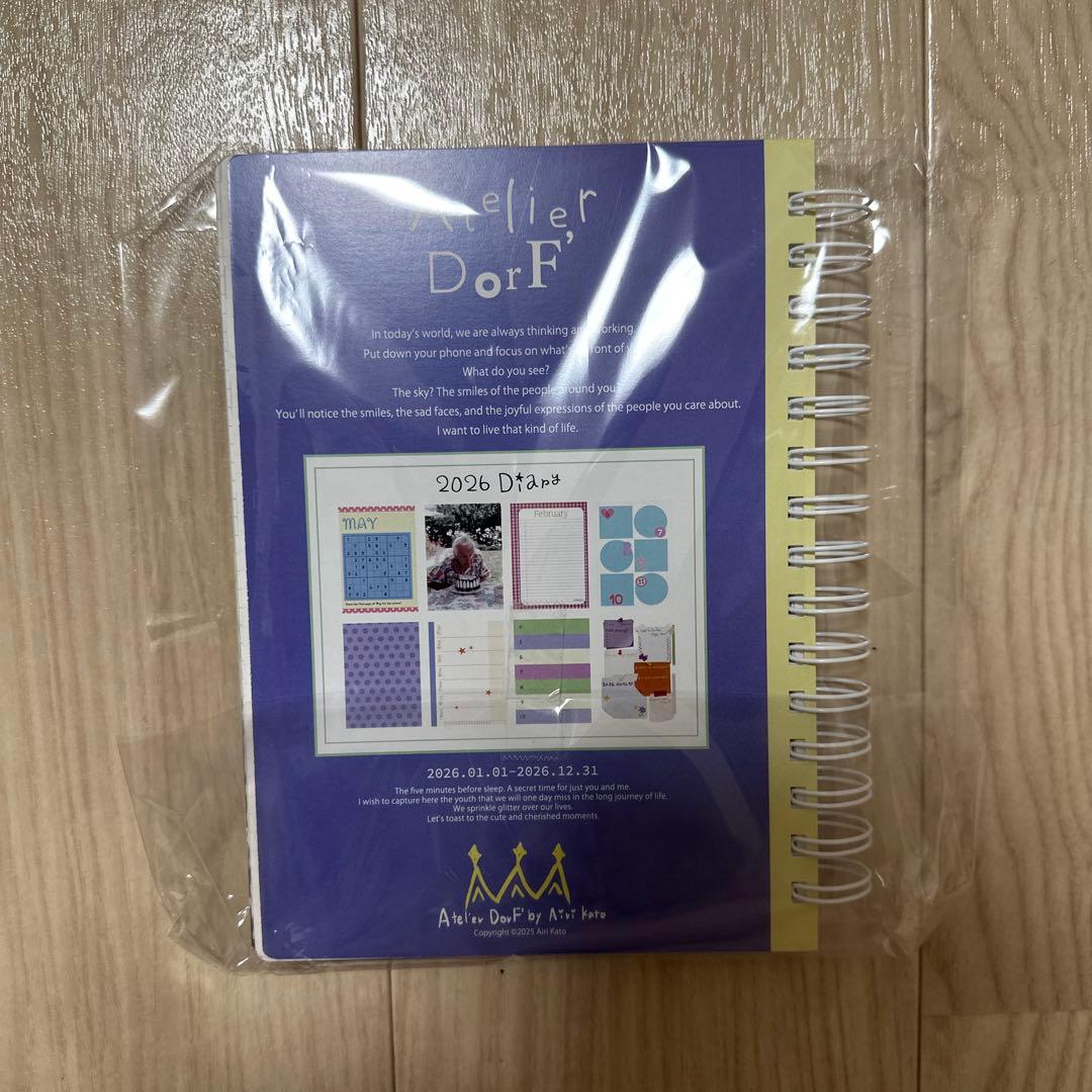 2026年 Atelier D´orF スケジュール帳 A5