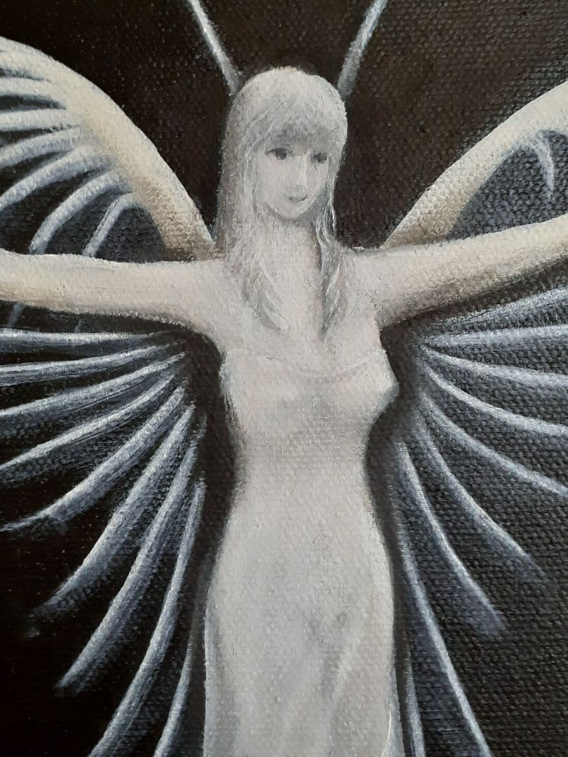 油絵　「妖精」F6