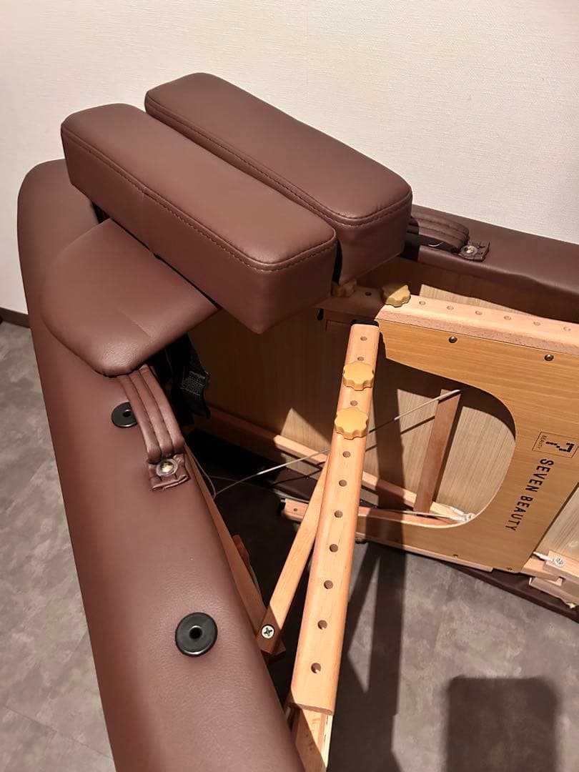 セブンビューティー マッサージベッド ブラウンセット セブン