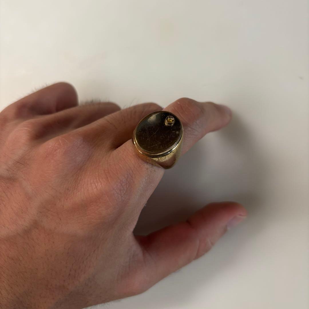 メゾンマルジェラ Maison Margiela ジルコニアリング sizeS