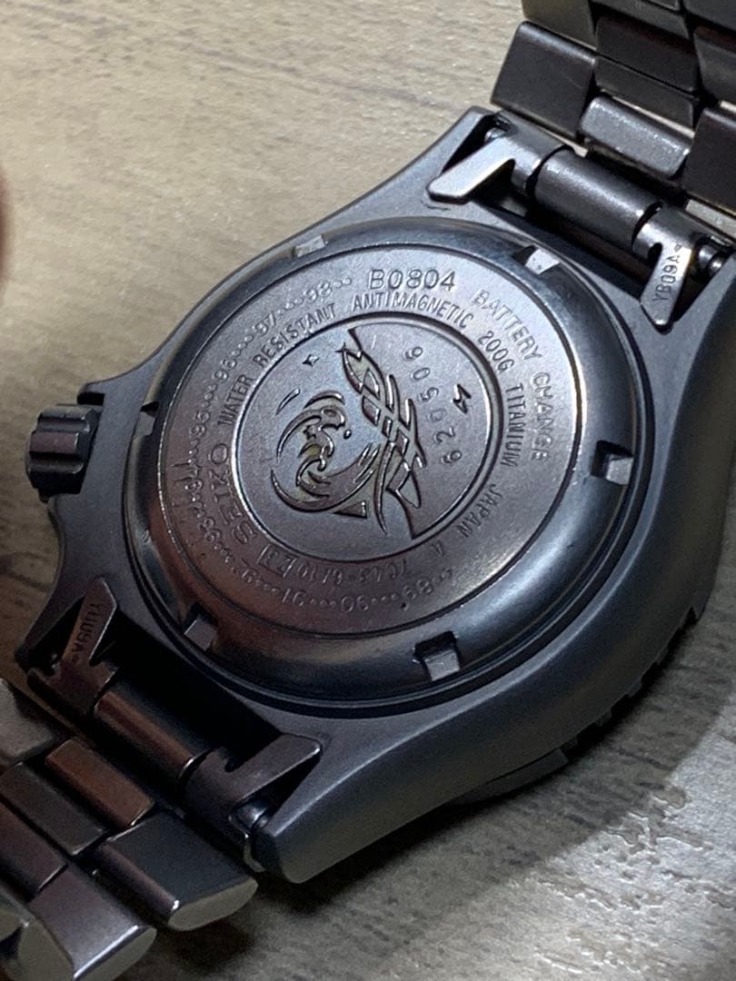 ⭐️希少⭐️ 予備コマ付⭐️SEIKO プロフェッショナル200mチタンダイバー