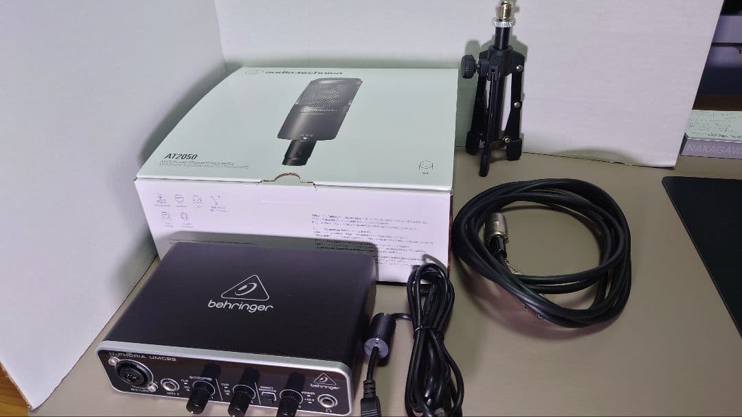 オーディオテクニカ　コンデンサーマイク　AT2050（オマケ付き）