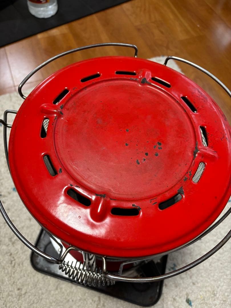 フジカ 石油ストーブ KP-2 赤 ビンテージ 昭和レトロ