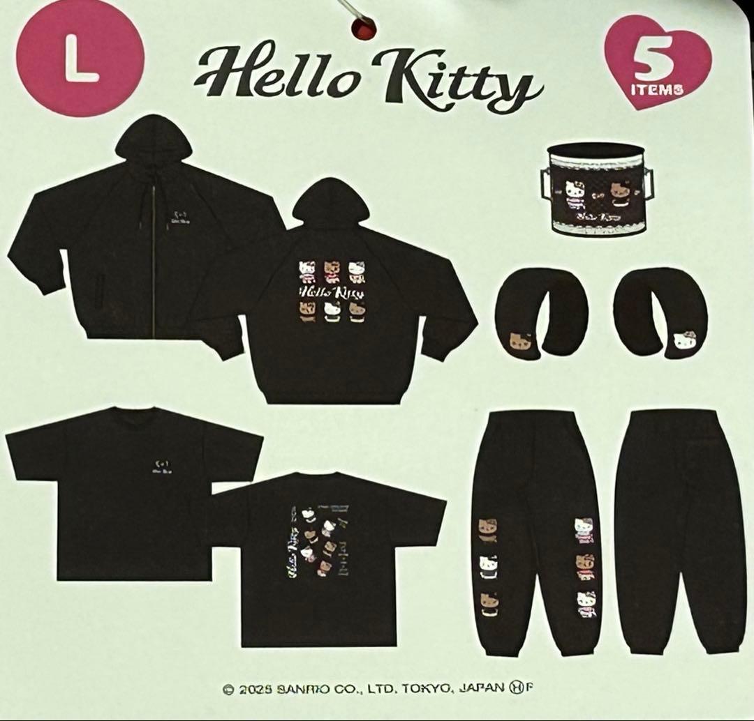 新品未開封・タグ付き サンリオ福袋 ハローキティ福缶5点セット