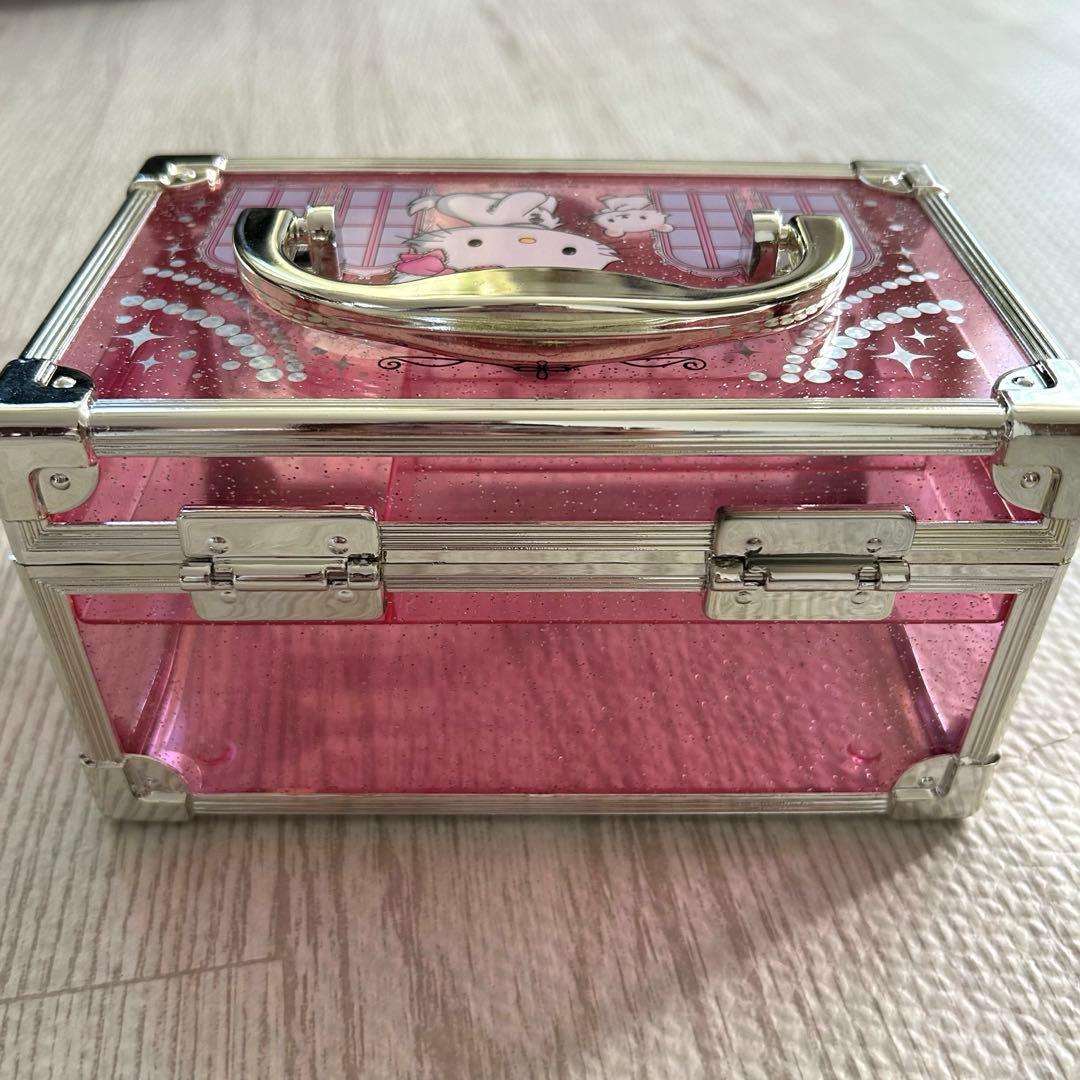レア✨チャーミーキティ バニティケース 2005 レア ピンク ラメ 平成