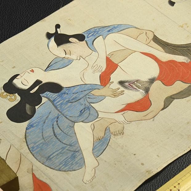 【真作】◆『時代春画 まくり めくり』◆検）浮世絵 菱川師宣 井原西鶴 渓斎英泉