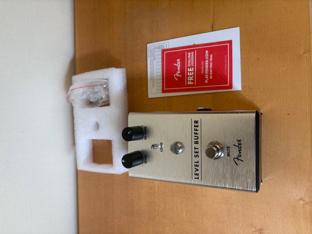 Fender LEVEL SET BUFFER ギターエフェクター Fender / LEVEL SET BUFFER レビュー - △▽エフェクターレビューと