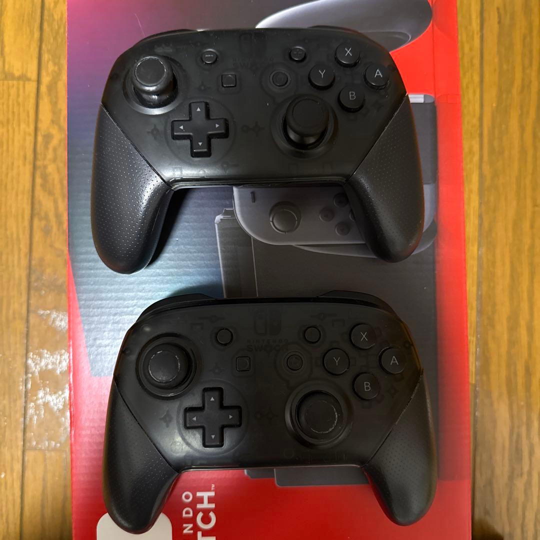 Nintendo Switchネオン、プロコン２個付