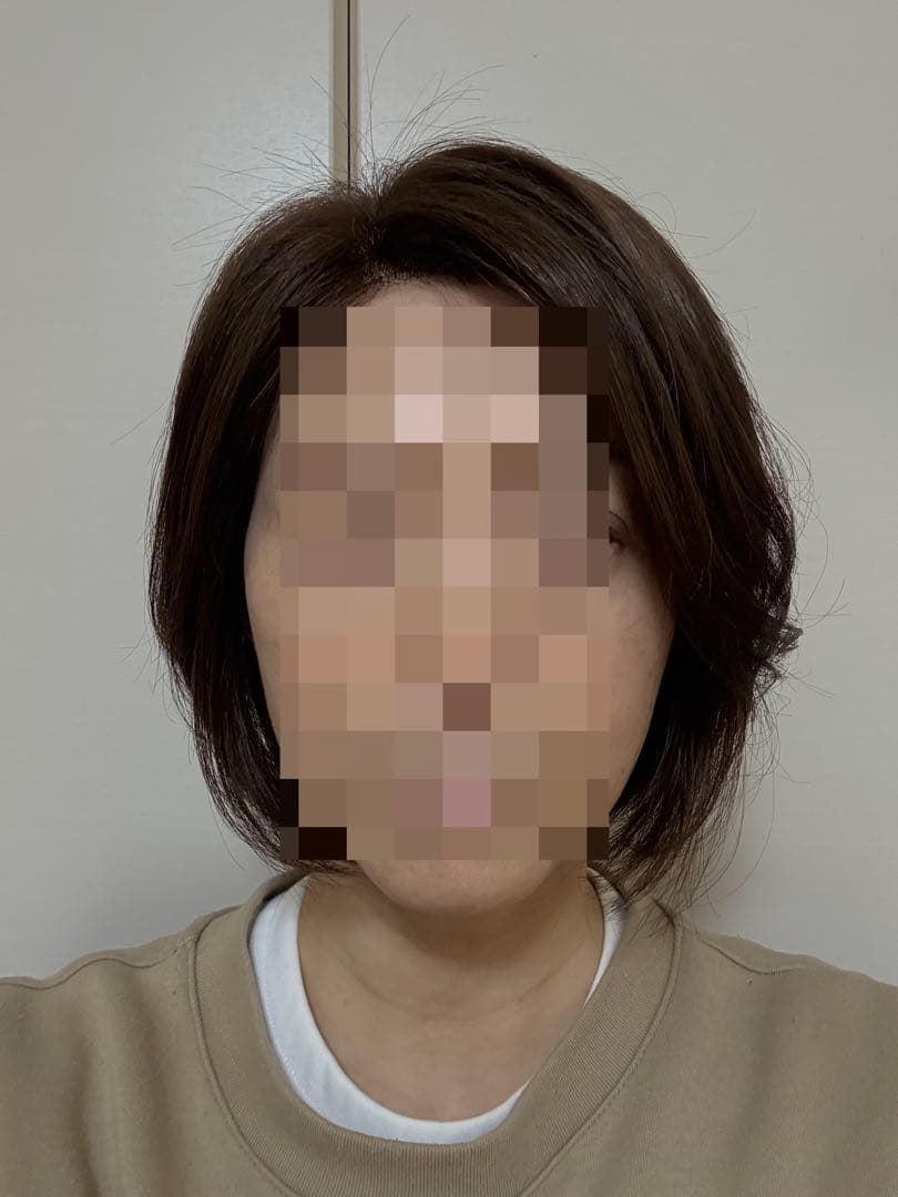 百合子ウィッグ　ナチュラルブラウン　Mサイズ