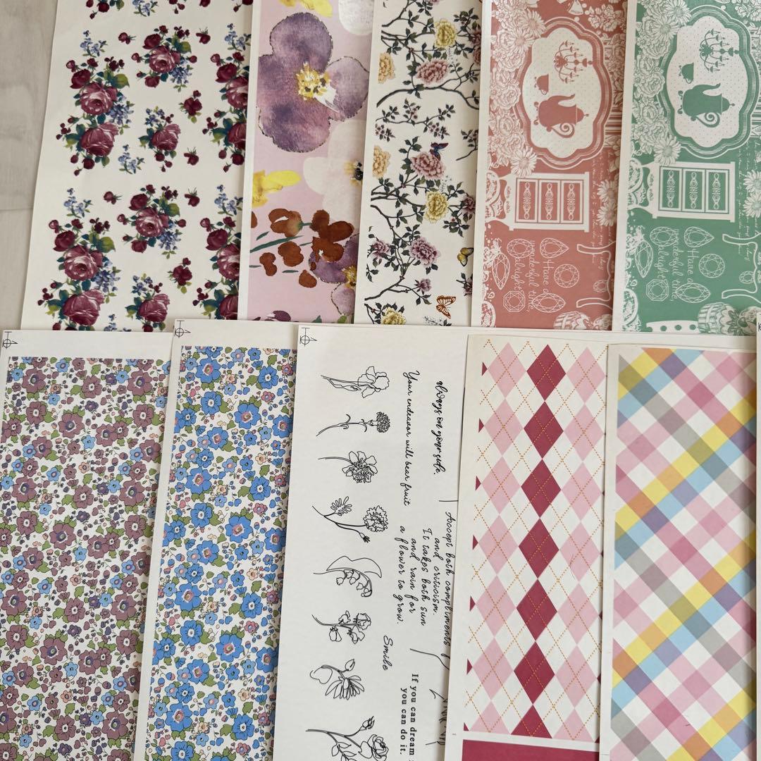 5ポーセラーツ用転写紙 21枚セット