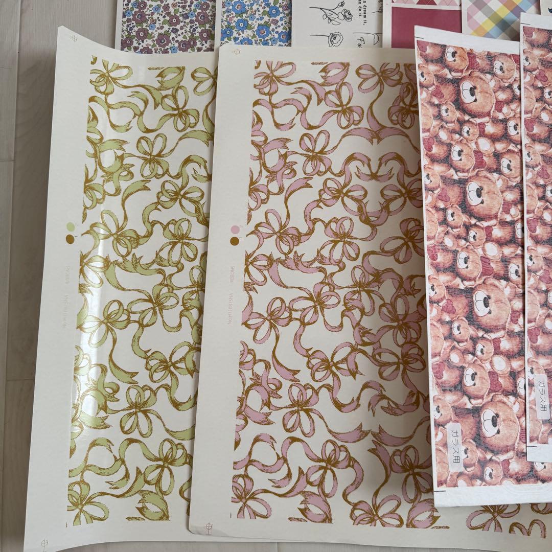 5ポーセラーツ用転写紙 21枚セット