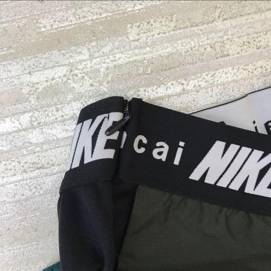 に*ん様 古着 NIKE×sacai コラボ ラスタカラー 再構築スカート XL