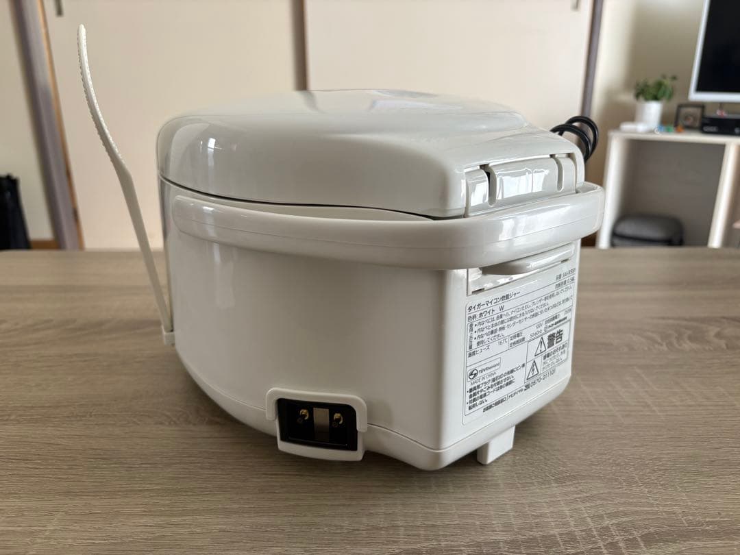 TIGER タイガー マイコン炊飯ジャー JAI-R551 3合炊き ホワイト - メルカリ