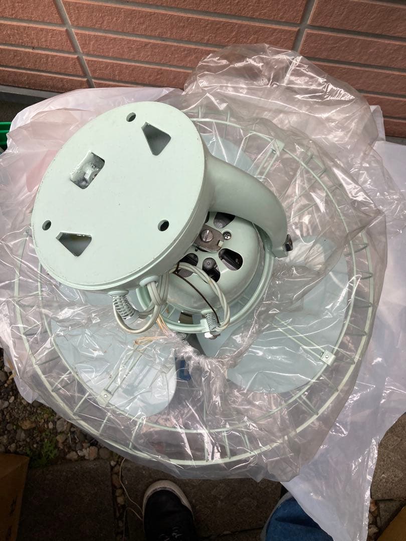 【新品 未使用 美品】三菱扇風機　天井扇風機　壁掛扇風機　昭和レトロ