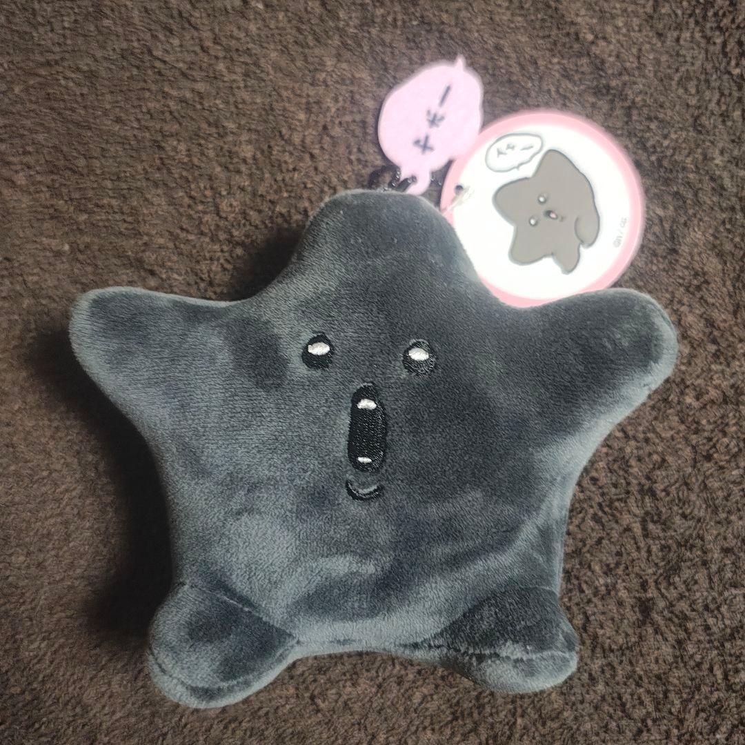 ちいかわ 黒い星のマスコット 黒い流れ星 ぬいぐるみ - メルカリ
