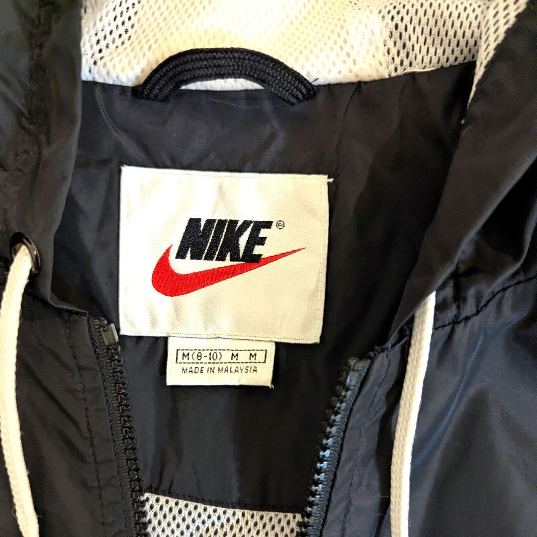 希少 NIKE 90年代 銀タグ ウィンドブレーカー マルチカラー 刺繍 M