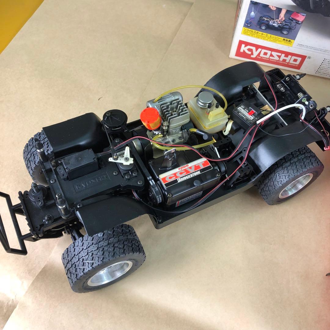 絶版】京商 1/9 4WD エンジンカー 日産 D21 テラノ 動作未確認 - メルカリ