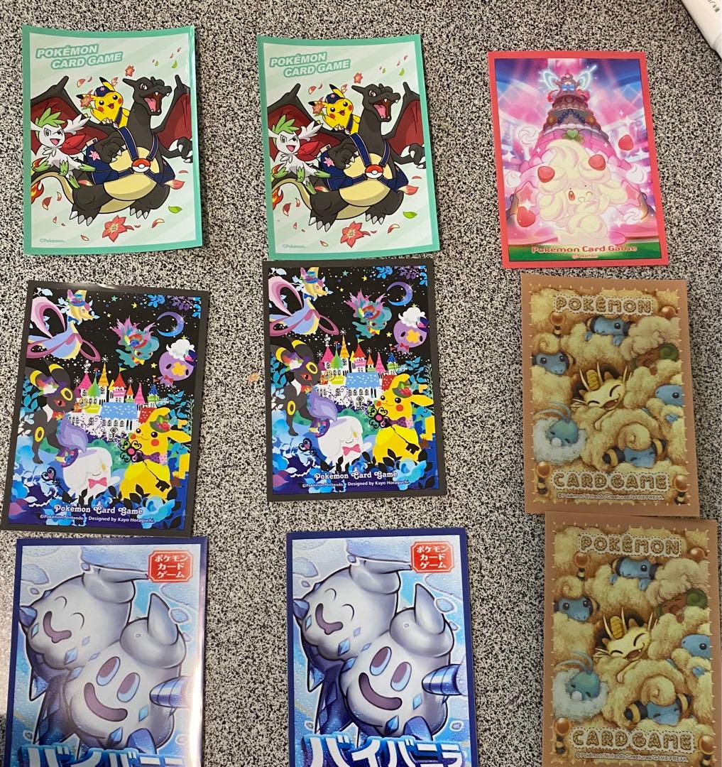 ポケモンカード スリーブ 9枚セット おまけ付き - メルカリ