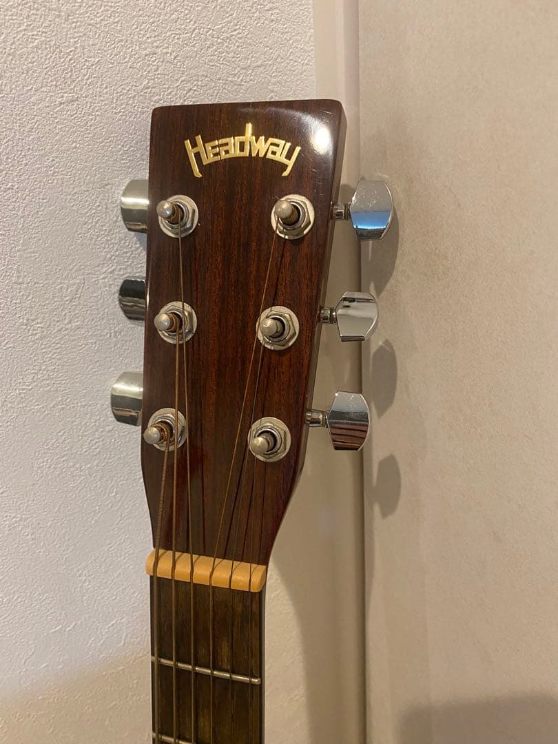 美品 HCF-18 ヘッドウェイ アコースティックギター サンバースト ケース付