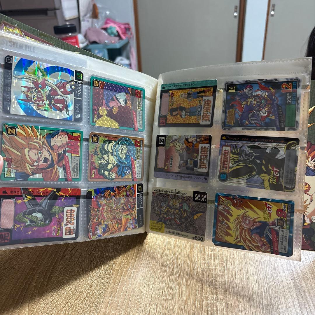 ドラゴンボールZ カードダスシステムファイルとカードセット