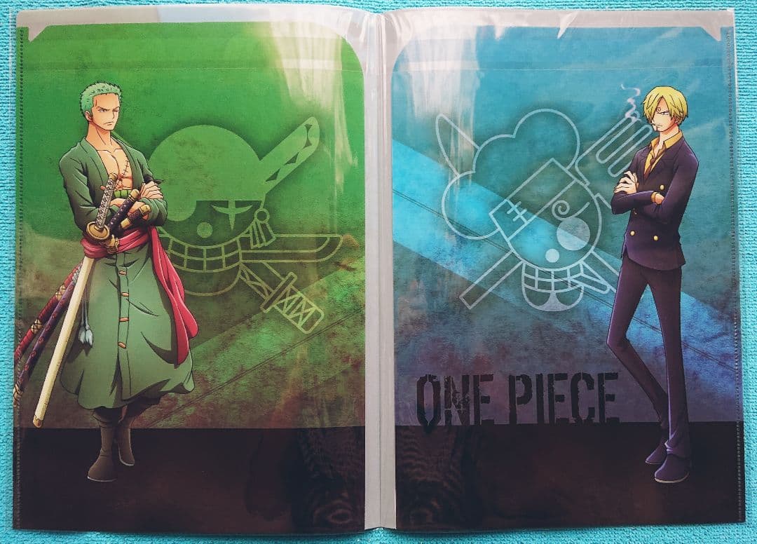 ◇ゾロ＆サンジ 7枚 ワンピース クリアファイル まとめ売り 激レア