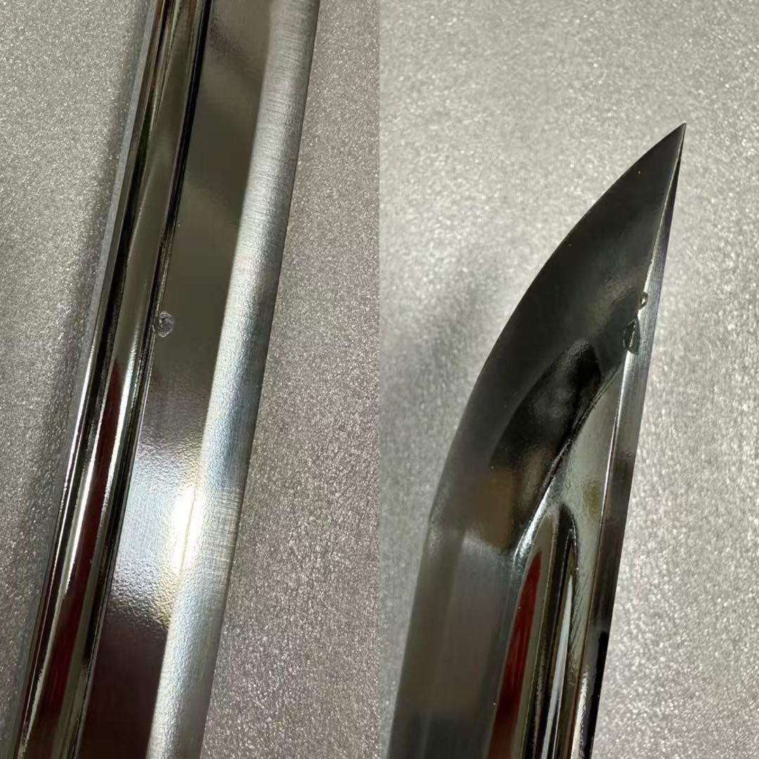 美品 模造刀 大太刀 飾り太刀 陣太刀 鞘付き全長約121cm 11O