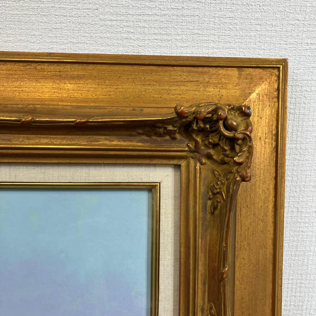 油彩　石井敏「枇杷　F6」