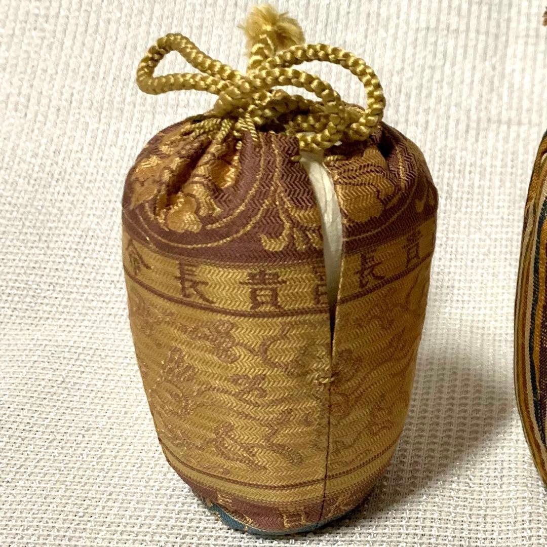 高取焼　鬼丸雪山　肩衝茶入 共箱