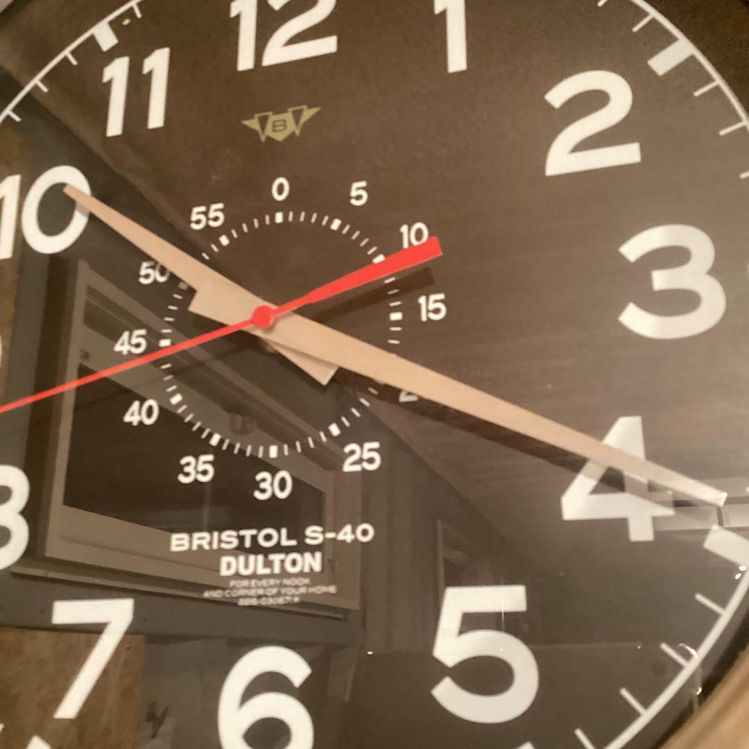 DULTON BRISTOL S-40 掛時計 ステンレススチール製