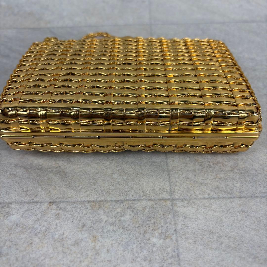 希少 RODO別注 WAKO ワコウ ゴールドメタリック パーティーバッグ