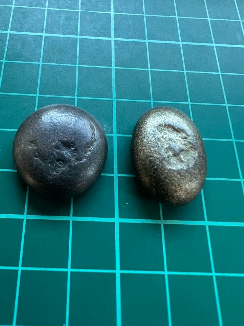 日本古金銀　文政天保片面大黒様大型　2個