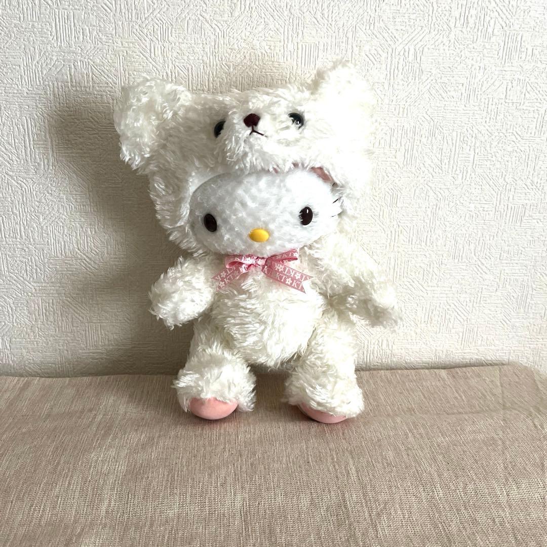 レア‼️キティ クマの着ぐるみ タグ付 手足動きます ホワイトベア ふわモコ