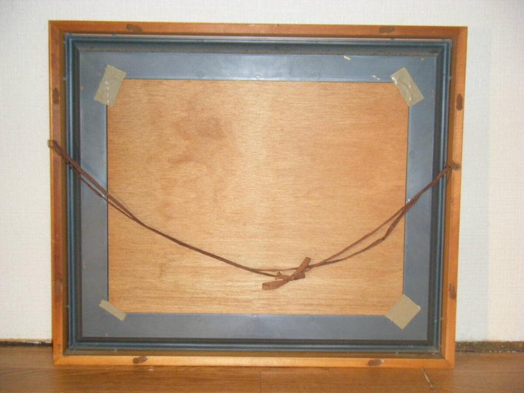 【真作】絵画　作者不詳　油彩6号　花　逸品　Q165