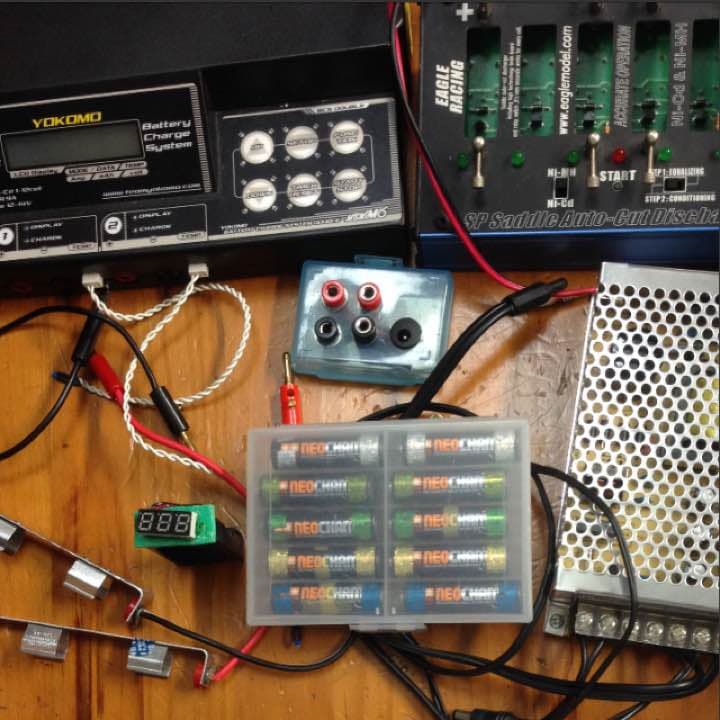 ミニ四駆 ネオチャンプ ×10 と電池育成のあたり