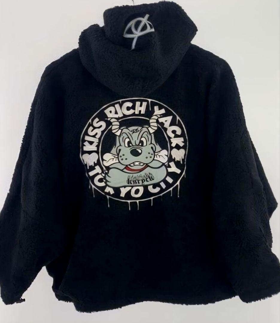 定価1万8000円 ガルフィー GALFY × KRY コラボ ボア パーカー