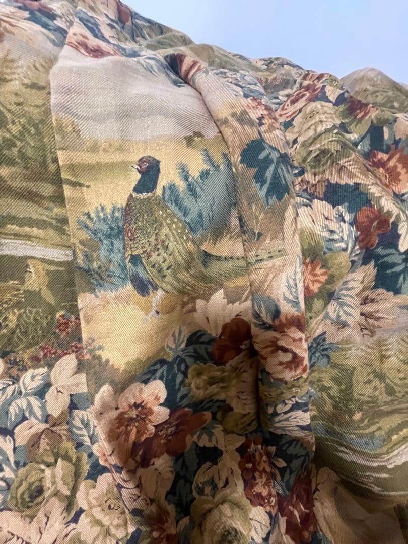 17号 BURBERRY ヴィンテージ 花柄 スカート 稀少サイズ バーバリー