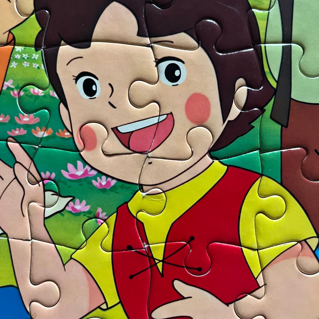 昭和レトロ 当時物 アルプスの少女ハイジ ジグソーパズル - メルカリ