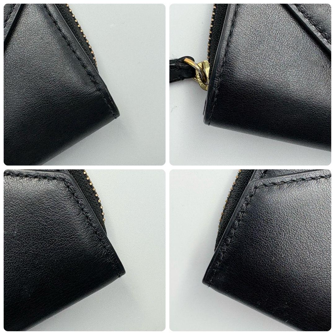 ポロラルフローレン レザー コンパクトウォレット 2つ折り財布 ゴールド金具