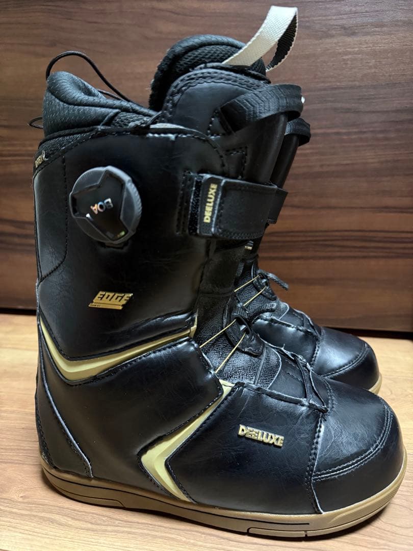 DEELUXE EDGE 19/20 25.5cm ゴールド／ブラック