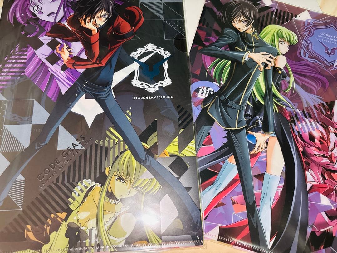 コードギアス反逆のルルーシュ クリアファイル 大量まとめ売り ケース