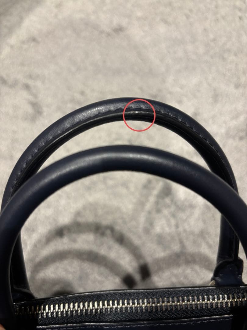 COACH 2WAYバッグ(ハンド/ショルダー) ネイビー