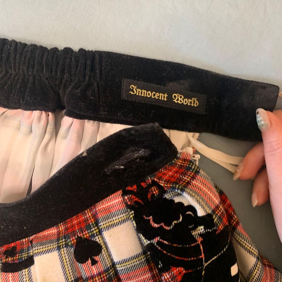 Innocent Worldタータンチェックフレデリックスカートロリータ原宿