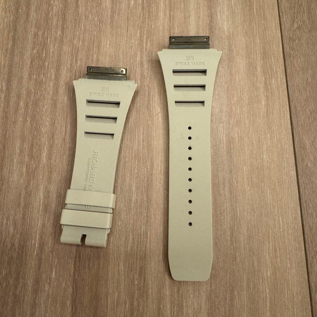 Richard Mille リシャールミル　ラバーベルト　ホワイト　30M